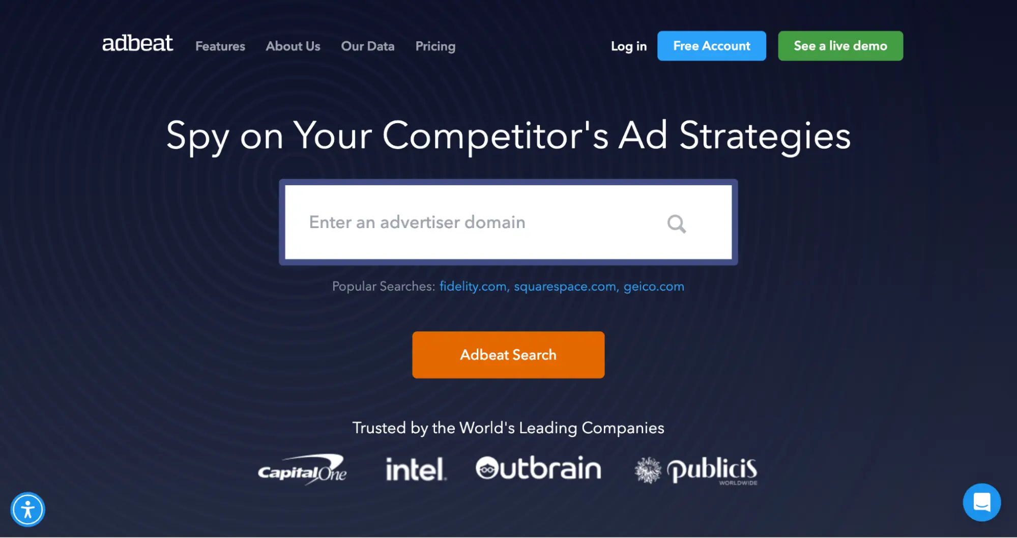 Главная страница AdBeat