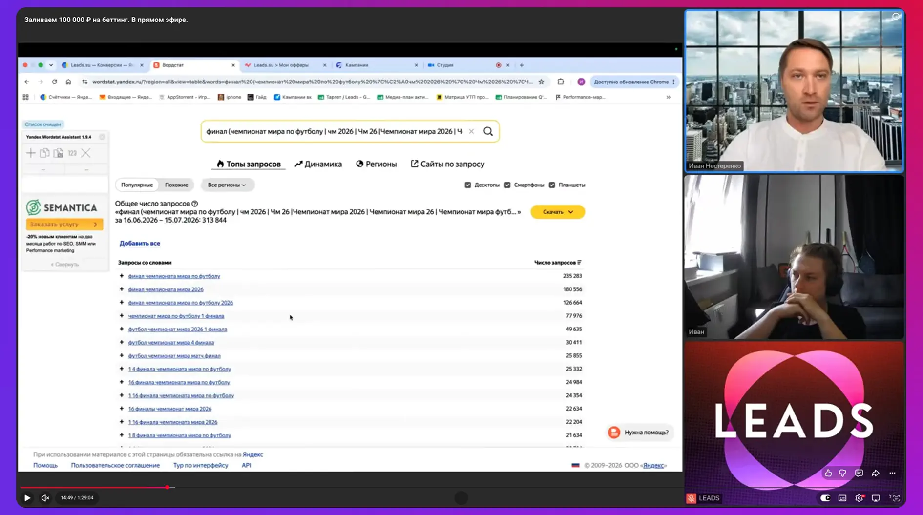 Залили трафик на беттинг под финал ЧМ-2026: сколько потратили, что заработали и какие ошибки нашли