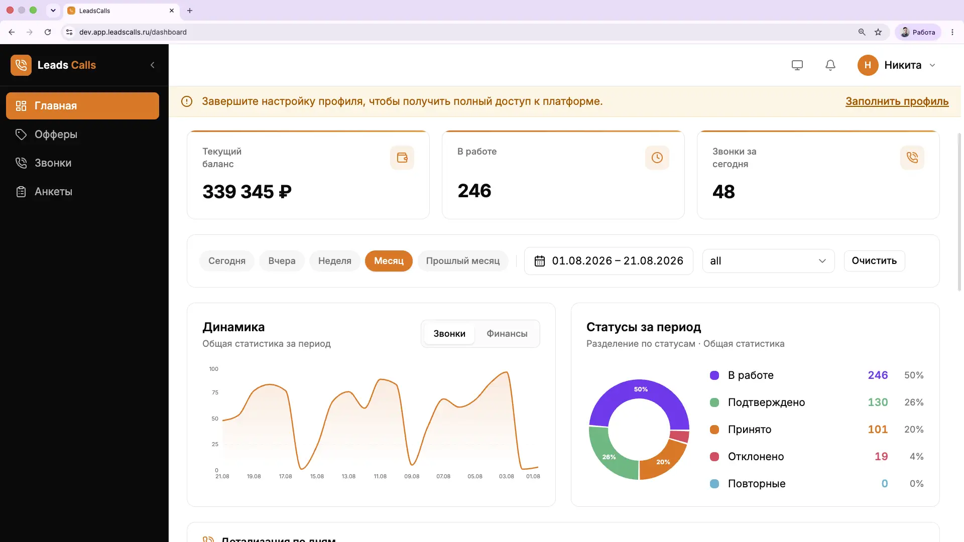 Что есть внутри партнерской сети