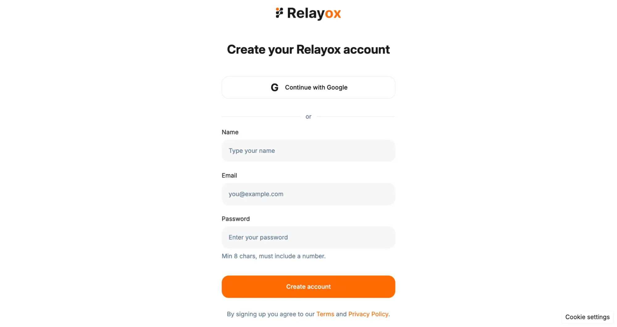Как зарегистрироваться в Relayox и начать работу
